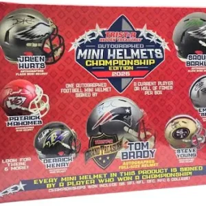 2025 TRISTAR FOOTBALL CHAMPIONSHIP EDITION MINI HELMET BOXES