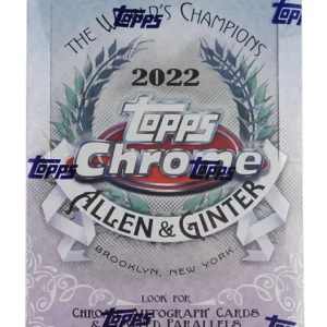 2022 Topps Allen & Ginter Chrome Baseball Hobby Box